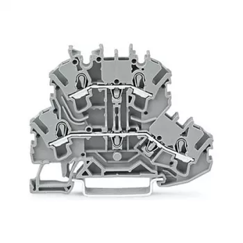 WAGO 2002-2201 TOPJOB S ακροδέκτης διέλευσης 2 αγωγών, 2,5 mm², 500 V, γκρι