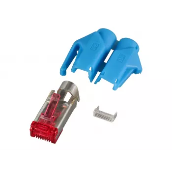 EFB RJ45 Hirose βύσμα STP, TM21 Μπλε, Cat.6, 100 τεμ.