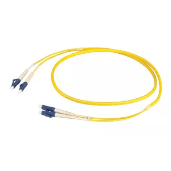 EFB Elektronik Duplex Jumper LC-LC OS2 Flat Twin 3m Κίτρινο