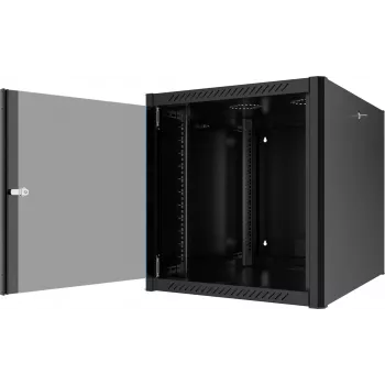 EFB Elektronik επιτοίχιο κουτί 19 ίντσες 12U, βάθος 800 mm, προσυναρμολογημένο, RAL 9005 (691912TS.80)