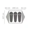 Salewa Latitude III Σκηνή 3 ατόμων - Cactus/Grey