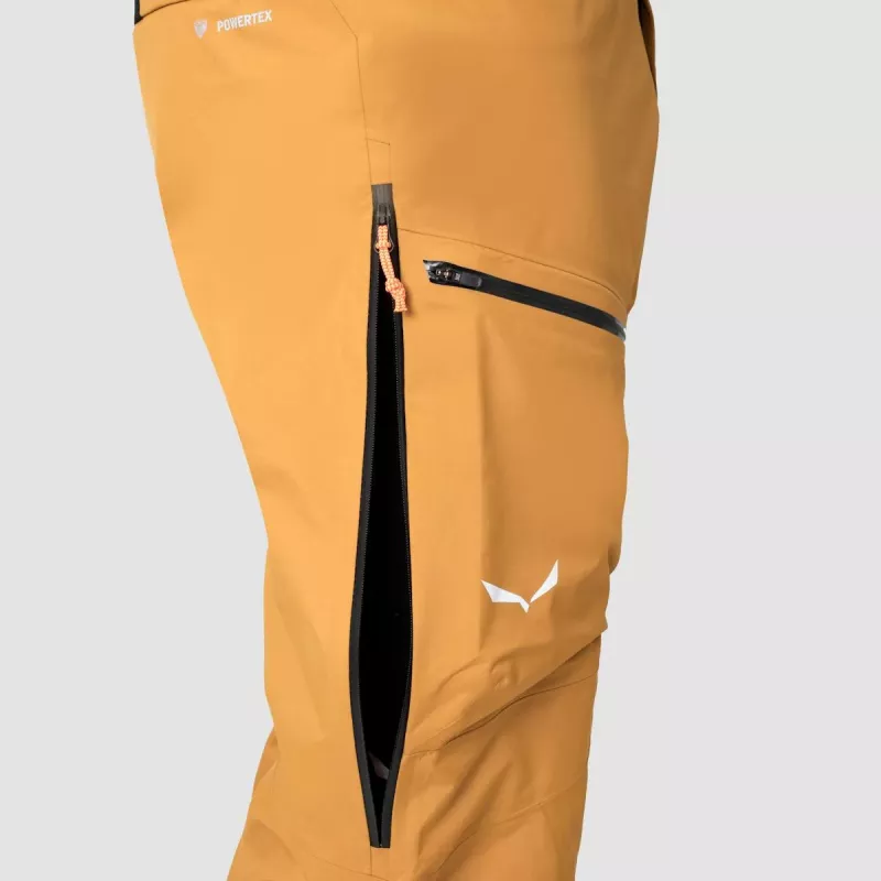Salewa Sella 3L PTX παντελόνι - Golden Brown - μέγεθος S