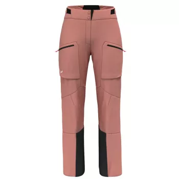 Salewa Sella 3L PTX Pant γυναικείο hardshell παντελόνι σκι - Desert Pink, XS