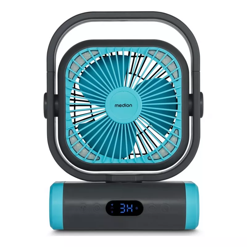 MEDION LIFE Camping Fan E10 TF (MD 12065) Γκρι/Μπλε