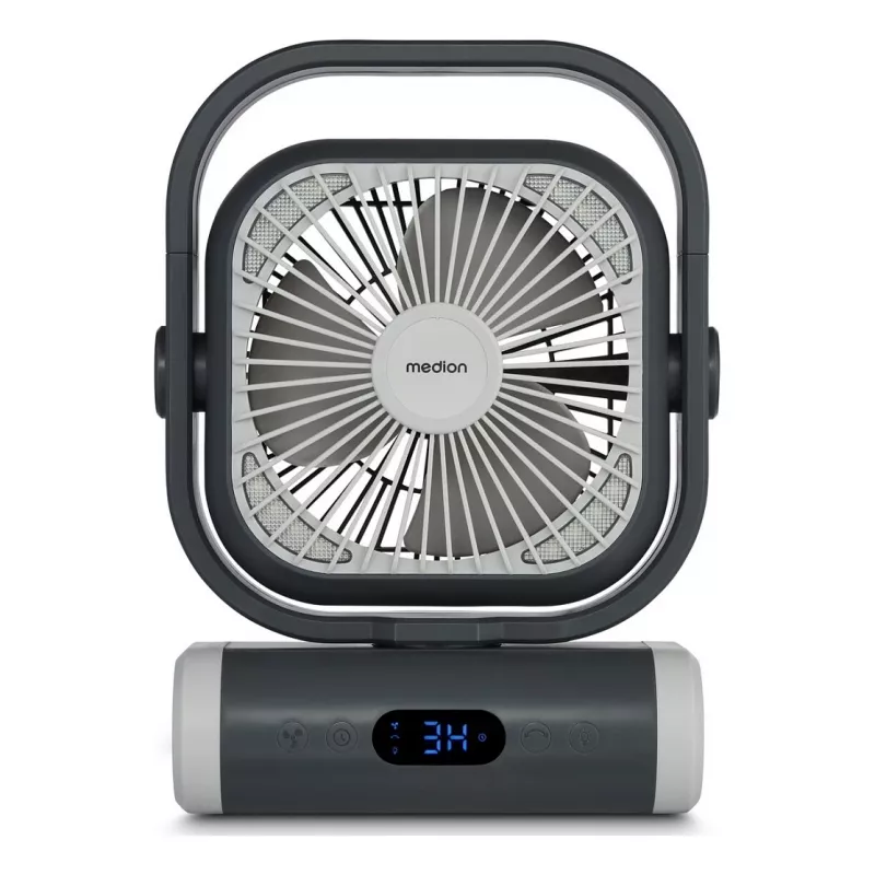 MEDION LIFE Camping Fan E10 TF (MD 12065) Γκρι/Λευκό