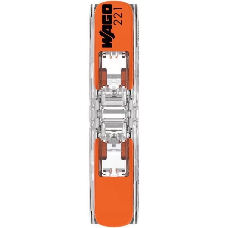 WAGO 221-2411 σύνδεσμος συμπαγής 2 αγωγών, 0,2-4 mm², συσκευασία 60 τεμ.