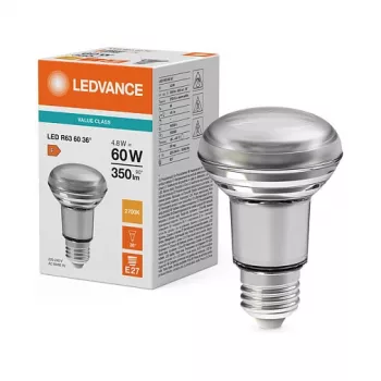 OSRAM LED STAR R63 Λάμπα ανακλαστήρα 4,8W 827 E27 350lm 2700K Θερμό λευκό