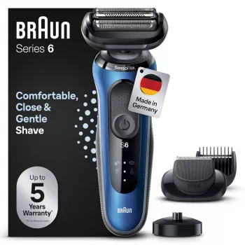 Braun Series 6 61-B4500cs Ξυριστική μηχανή με πλέγμα Μπλε
