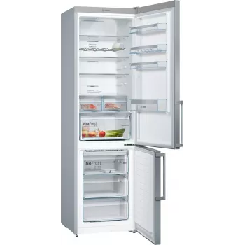 Bosch KGN397LEQ Ψυγειοκαταψύκτης με NoFrost, VitaFresh, 363 l, Inox-Look, Ενεργειακή κλάση E