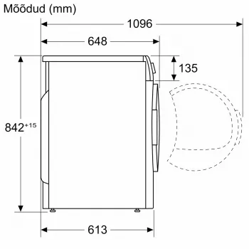 Bosch WQH245B9SN Στεγνωτήριο με αντλία θερμότητας, 9 kg, A+++, Λευκό