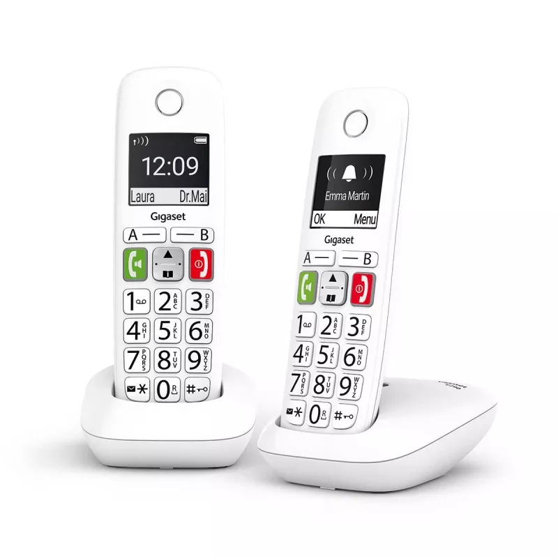 Gigaset E290 Duo Ασύρματο τηλέφωνο DECT Λευκό