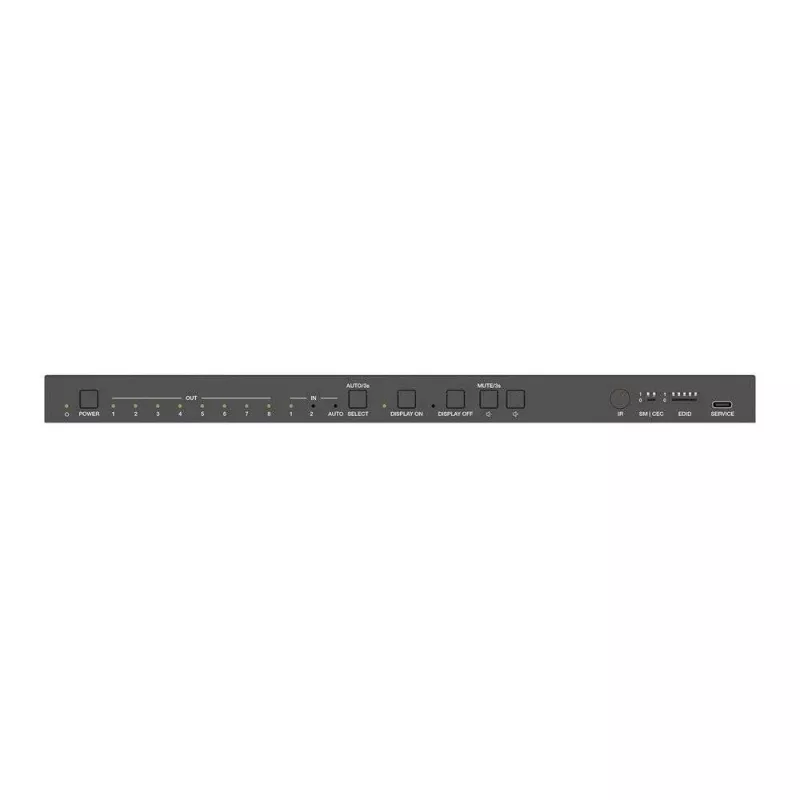 PureLink 2x8 Διαχωριστής HDMI 2.1 - 48Gbps με Scaler και Audio-De-Embedding