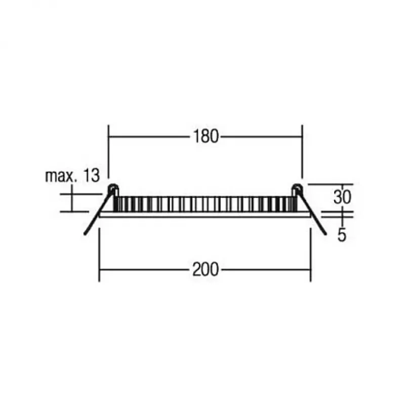 Brumberg 12217073 EB-Panel FLAT30 Στρογγυλό Λευκό 830 16W 24V LED Πάνελ οροφής χωνευτό