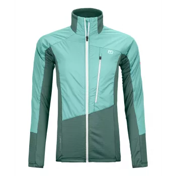 Ortovox Westalpen Swisswool Hybrid Jacket γυναικείο - Dark Arctic Grey, XS
