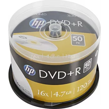 Verbatim HP DVD+R Spindle Συσκευασία 50 Τεμ. 4.7GB 16x AZO Dye