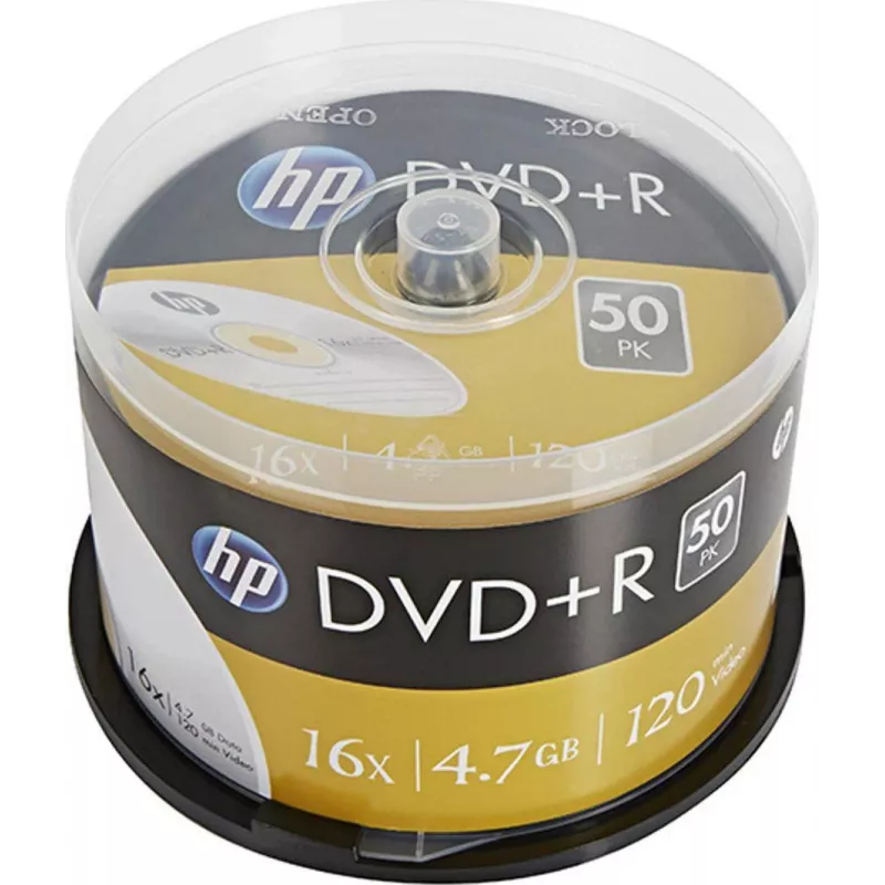 Verbatim HP DVD+R Spindle Συσκευασία 50 Τεμ. 4.7GB 16x AZO Dye