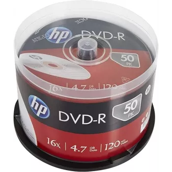 Verbatim HP DVD-R Spindle Συσκευασία 50 Τεμ. 16x 4,7GB AZO Archival Grade