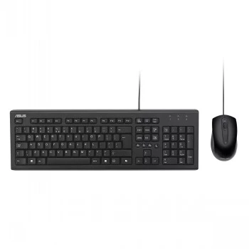 ASUS Πληκτρολόγιο και ποντίκι U2000 εσθονικό QWERTY ενσύρματο σετ