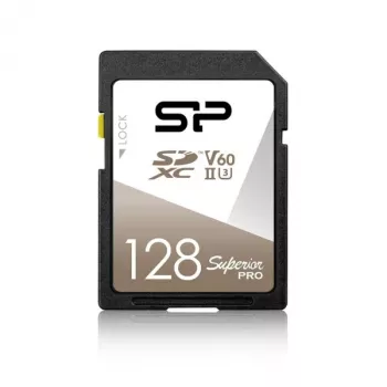 Κάρτα μνήμης Silicon Power Superior Pro 128GB SDXC UHS-II U3 V60 (SP128GBSDXJV6V10)