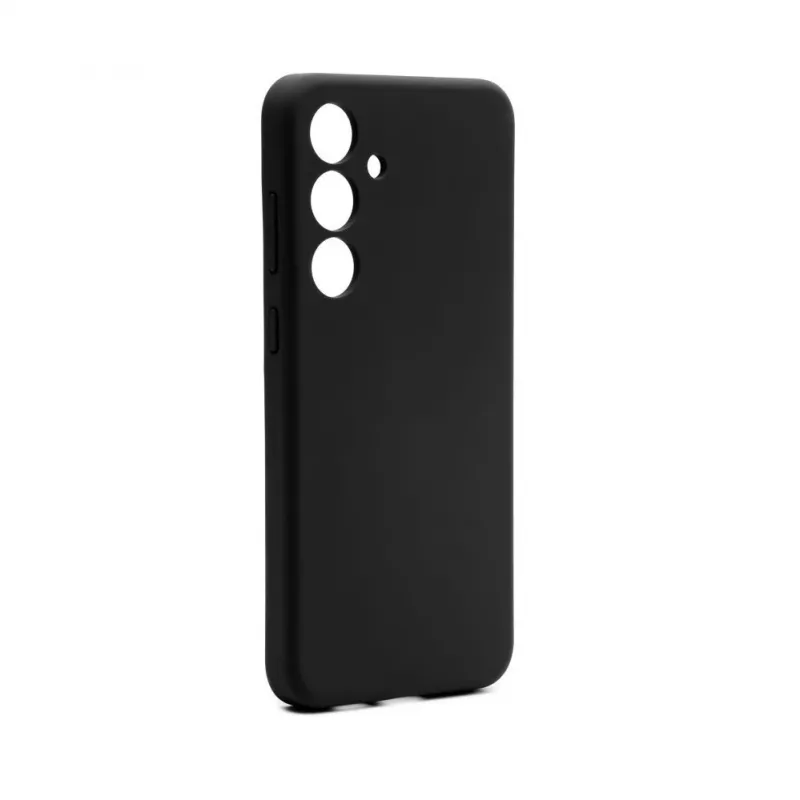 Connect Samsung Galaxy S24 Plus Premium Quality Μαγνητική Soft Touch Θήκη Σιλικόνης Μαύρο