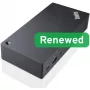 Lenovo Renewed ThinkPad USB-C Dock Gen 2 40AS 90W μεταχειρισμένο με τροφοδοτικό