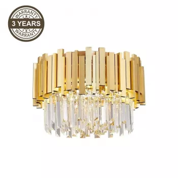 CEILING SANNA 4XE14 19115C-M Φωτιστικό οροφής Χρώμιο/Λευκό