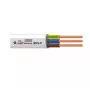 BVV-P Επίπεδο καλώδιο ρεύματος PVC 2x1,0 mm² Λευκό 100m