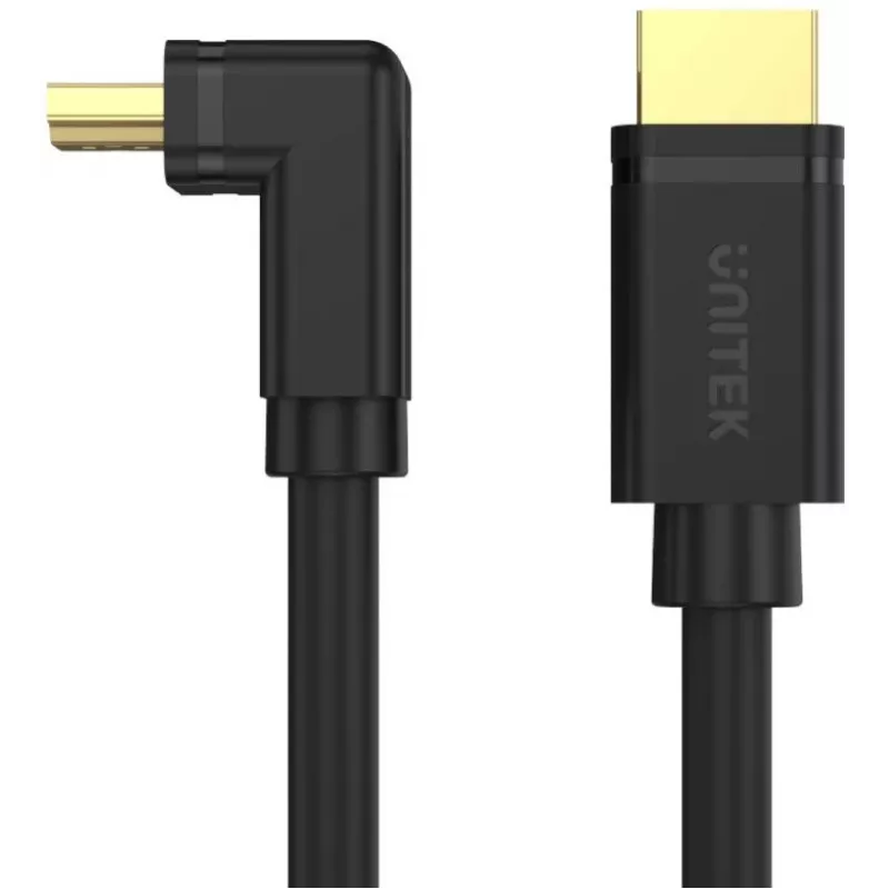 UNITEK Y-C1001 High Speed HDMI καλώδιο με Ethernet 2m Μαύρο