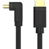 UNITEK Y-C1009 HDMI 2.0 καλώδιο 270 μοιρών γωνιακό 4K 3m Μαύρο