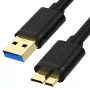 UNITEK USB 3.0 A σε Micro B καλώδιο 2m Μαύρο