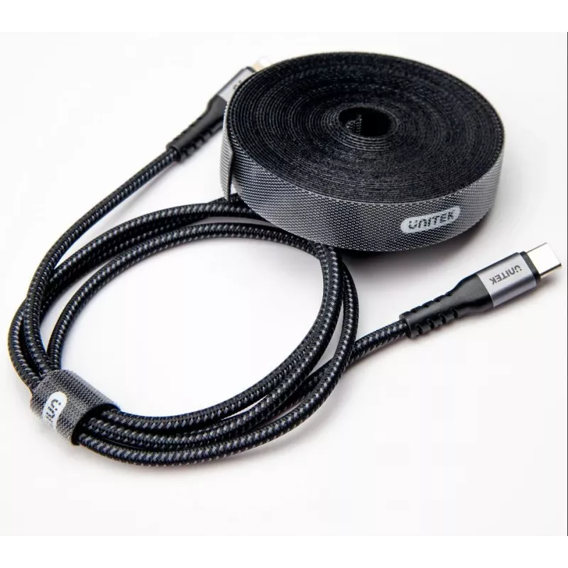 UNITEK OT142BK Ιμάντας καλωδίων Velcro 5m Μαύρο