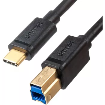 UNITEK USB-C σε USB-B 3.0 Καλώδιο εκτυπωτή 2m Μαύρο