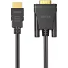 UNITEK Καλώδιο HDMI σε VGA, Full HD 1080p, 60Hz, 2m, Μαύρο