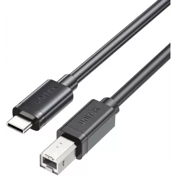 UNITEK USB-C σε USB-B 2.0 Καλώδιο εκτυπωτή 3m Μαύρο