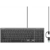 UNITEK SlimTap Ελαφρύ ενσύρματο πληκτρολόγιο γραφείου USB-C/USB-A