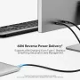UNITEK USB-C Active Optical Cable 5m - 10Gbps, PD 60W, 8K@30Hz, μαύρο