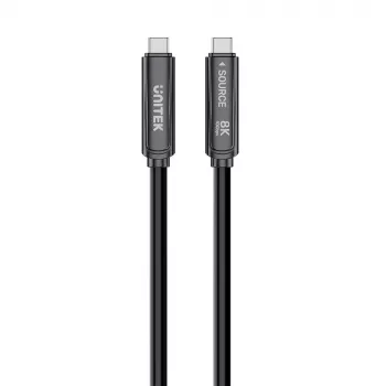 UNITEK USB-C Active Optical Cable 15m - 10Gbps, PD60W, 8K@30Hz, μαύρο