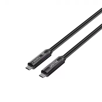 UNITEK USB-C Active Optical Cable 15m - 10Gbps, PD60W, 8K@30Hz, μαύρο