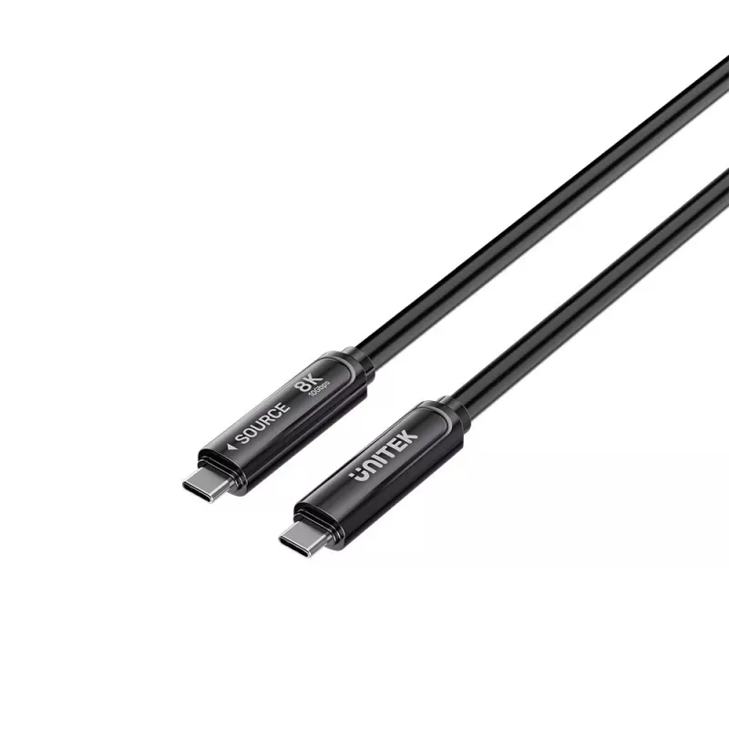 UNITEK USB-C Active Optical Cable 15m - 10Gbps, PD60W, 8K@30Hz, μαύρο