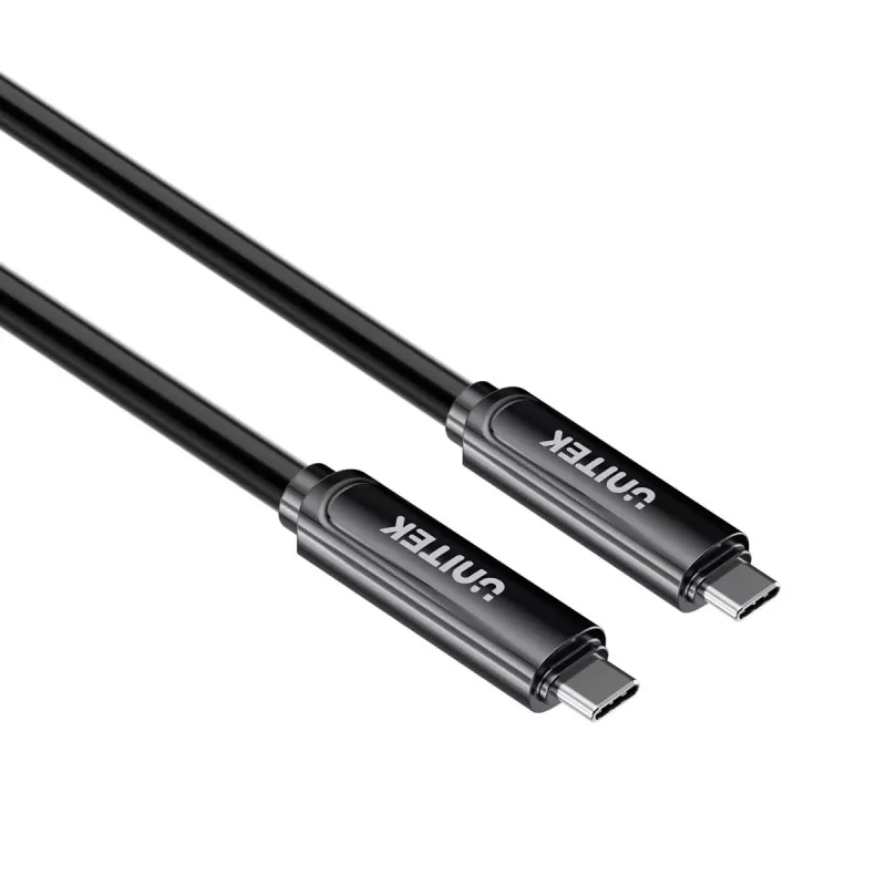 UNITEK USB-C Active Optical Cable 7m – 10Gbps, PD60W, 8K@30Hz, μαύρο