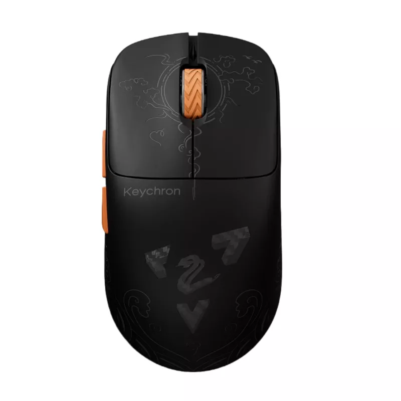 Keychron G3-Z1 ασύρματο gaming ποντίκι, αισθητήρας 3950, 8K, μαύρο ανθρακόνημα