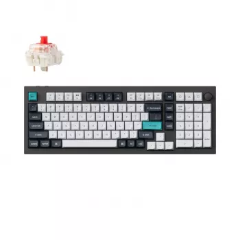 Keychron Q5M-M1 96% Μηχανικό Πληκτρολόγιο, Gateron G Pro Red Switch, RGB Hot-Swap, Bluetooth 5.1 & USB-C, Αλουμινένιο Κουτί