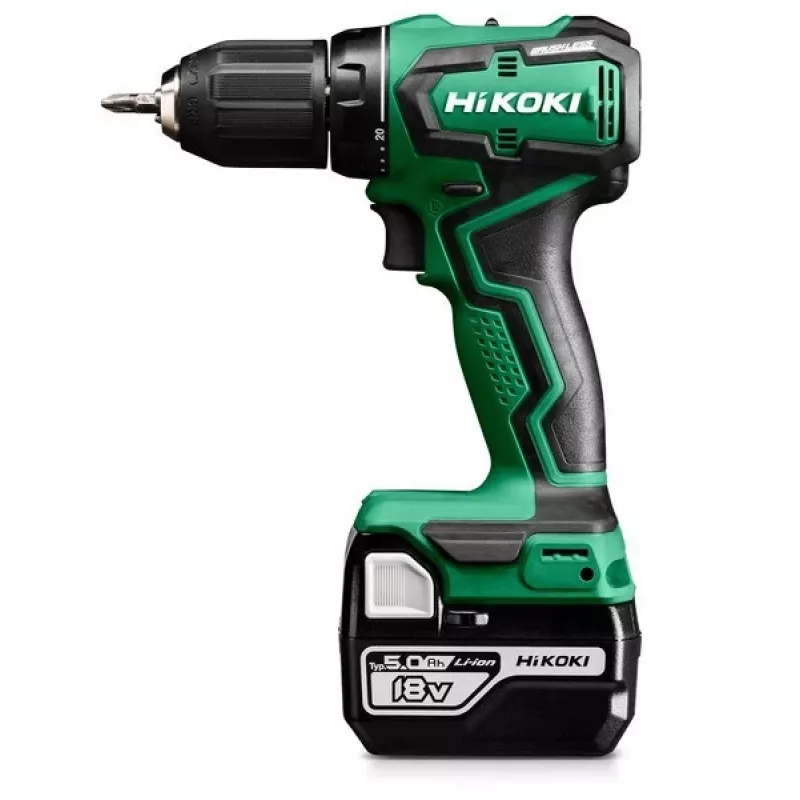 HIKOKI DS18DDWPZ Δράπανο-Κατσαβίδι Μπαταρίας 18V 55Nm 2x5Ah Βουρτσόλαστο