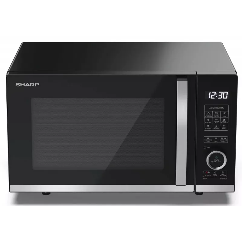 Sharp YC-QG204AE-B Μικροκύματα με Γκριλ, 20L, 800W, Μαύρο