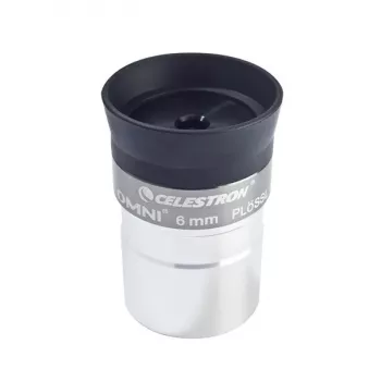 Celestron Omni 6 mm προσοφθάλμιος Plössl - 1,25 ίντσες πλήρως πολυεπιστρωμένος - μαύρο/ασημί