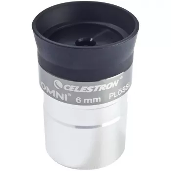 Celestron Omni 6 mm προσοφθάλμιος Plössl - 1,25 ίντσες πλήρως πολυεπιστρωμένος - μαύρο/ασημί