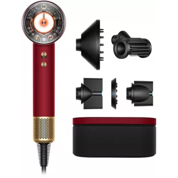 Dyson Supersonic Nural Straight+Wavy πιστολάκι μαλλιών, Velvet Red/Gold