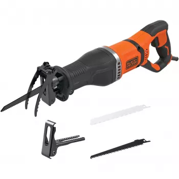 Παλινδρομικό πριόνι Black & Decker BES301-QS 2800 spm 750 W μαύρο, πορτοκαλί
