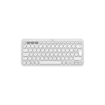 Logitech Pebble Keys 2 K380s ασύρματο πληκτρολόγιο, Tonal White