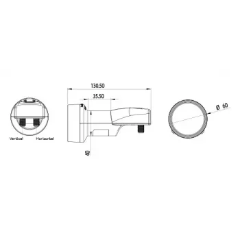 Inverto Wideband LNB μετατροπέας 2 έξοδοι 10,7-12,75 GHz